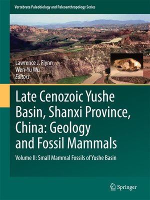 cover image of Late Cenozoic Yushe Basin, Shanxi Province, China